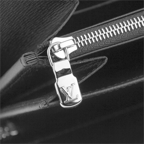 Louis Vuitton Long Wallet Zipper Graphite Black Zippy Organizer NM - Picture 8 of 9